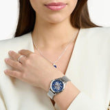 Thomas Sabo Womenâ€™S Watch Snowflakes In 3D Optics Blue And Silver