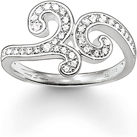 Thomas Sabo Women's Ring 925 Silver Zirconia