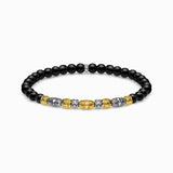 Thomas Sabo bracelet Two-tone lucky charm, black