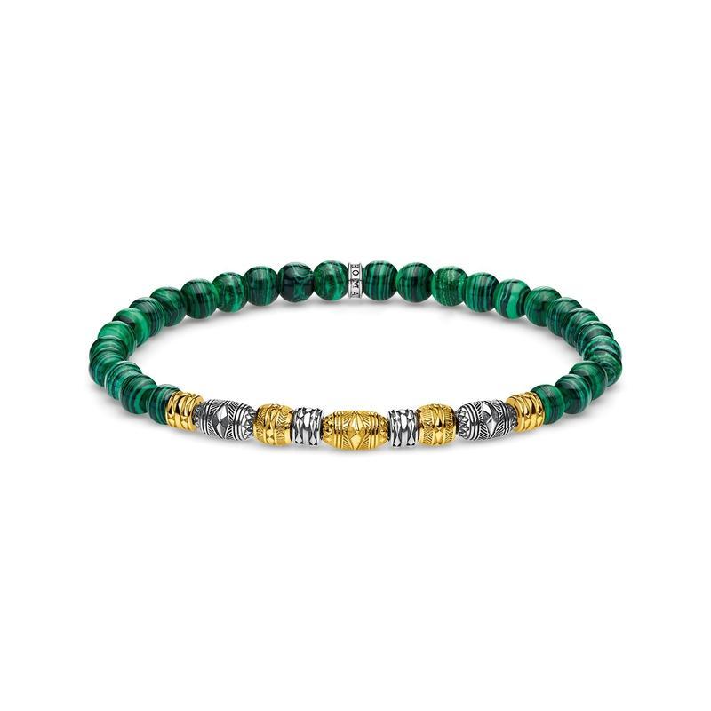 Thomas Sabo bracelet Two-tone lucky charm, green