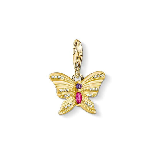 Thomas Sabo charm pendant butterfly gold