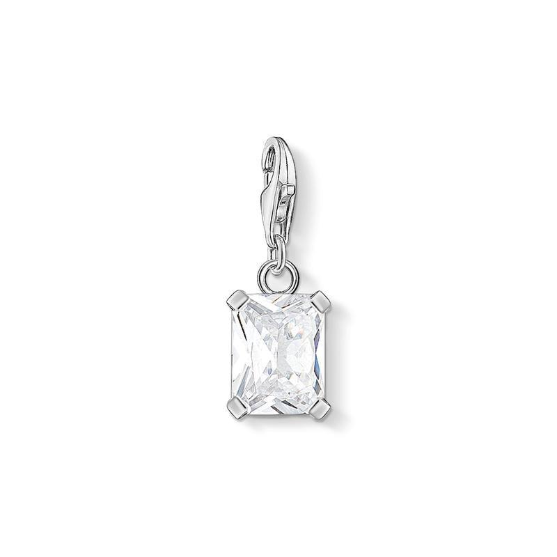 Thomas Sabo charm pendant white stone