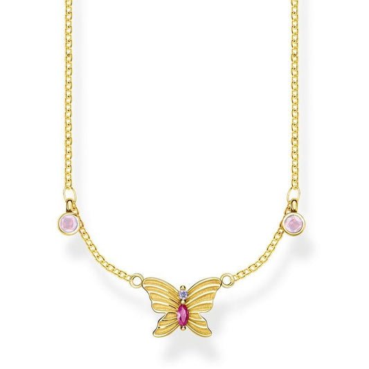 Thomas Sabo necklace butterfly gold