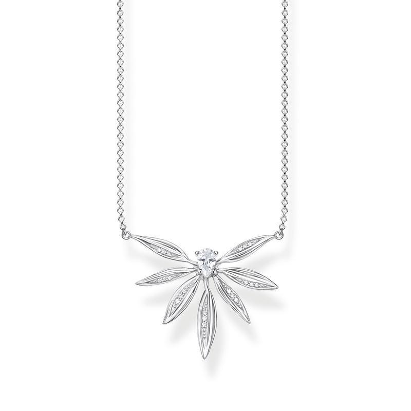 Thomas Sabo necklace leaves silver