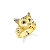 Thomas Sabo ring cat gold