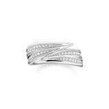 Thomas Sabo ring leaves silver