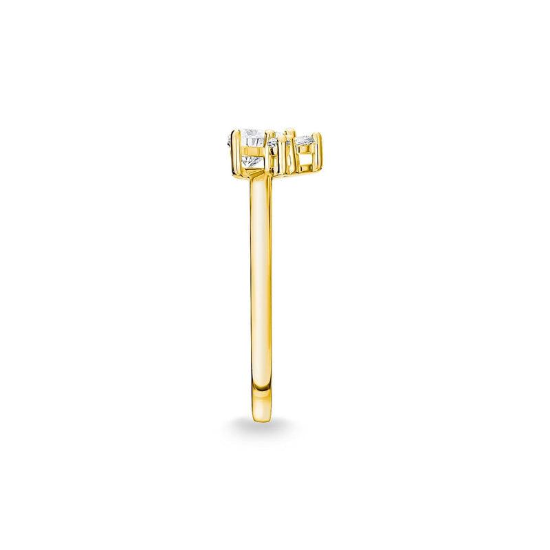 Thomas Sabo ring paw cat gold