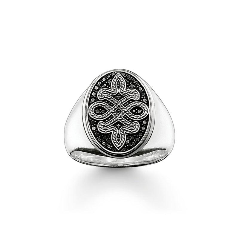 Thomas Sabo signet ring love knot