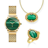 Thomas Sabo womenÃ¢â‚¬â„¢s watch Garden Spirit malachite gold