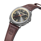 Timberland Actwell 3 Hands-Date Leather Strap Watch