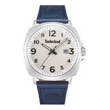 Timberland Actwell 3 Hands-Date Leather Strap Watch