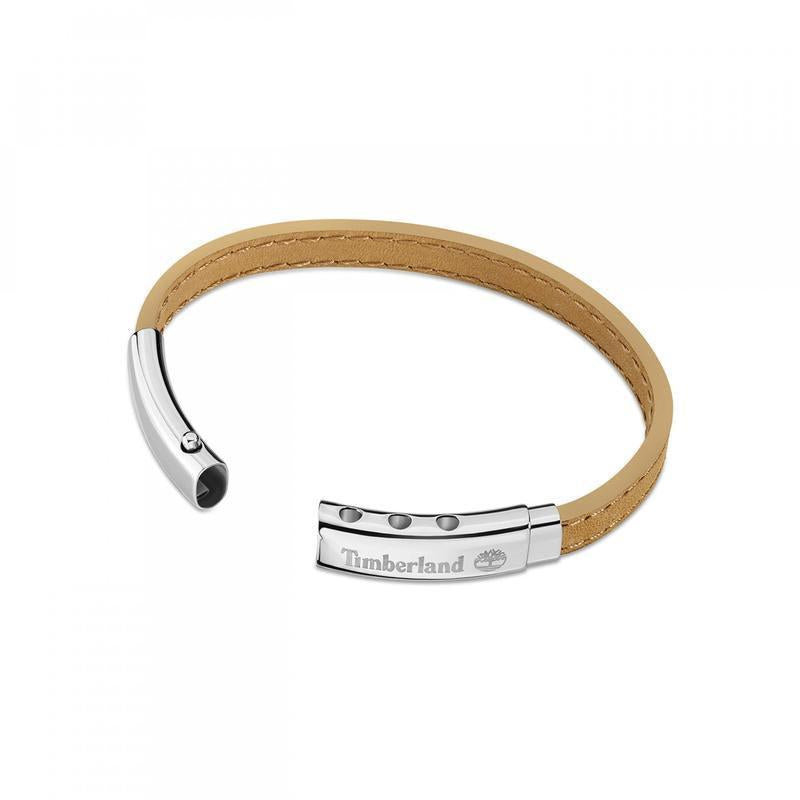 Timberland Amity Brown Leather Bracelet