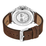 Timberland Bernardston 3 Hands-Date Leather Strap Watch