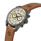 Timberland Cherryfield Multifunction Tan Leather Strap Watch