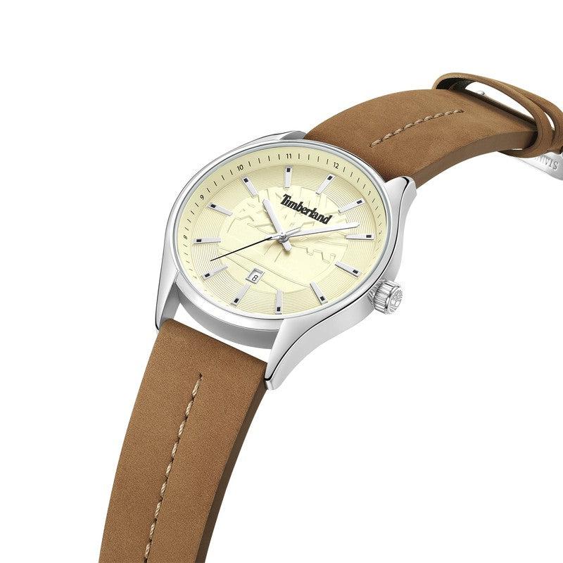 Timberland Classic 3 Hands-Date Leather Strap