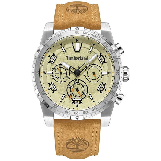 Timberland Gents Sherbrook Cream Dial Multifucntion Watch