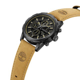 Timberland Hampton Harbour Multifunction Brown Leather Strap Watch