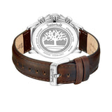 Timberland Hampton Harbour Multifunction Brown Leather Strap Watch