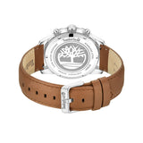 Timberland Hampton Harbour Multifunction Brown Leather Strap Watch