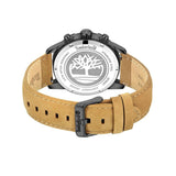 Timberland Hampton Harbour Multifunction Brown Leather Strap Watch