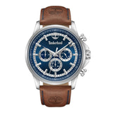 Timberland Hampton Harbour Multifunction Brown Leather Strap Watch