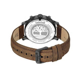 Timberland Henniker II Multifunction Brown Leather Strap Watch