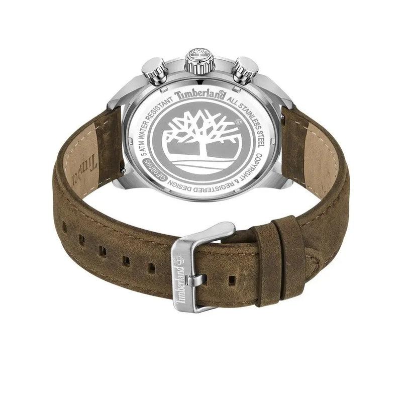 Timberland Henniker II Multifunction Leather Strap Watch