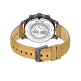 Timberland Henniker II Multifunction Tan Leather Strap Watch