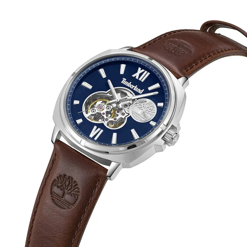 Timberland Men's Williston Stainless Steel Leather Watch