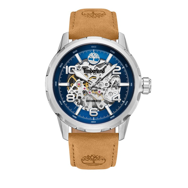 Timberland Montville Automatic Tan Leather Strap
