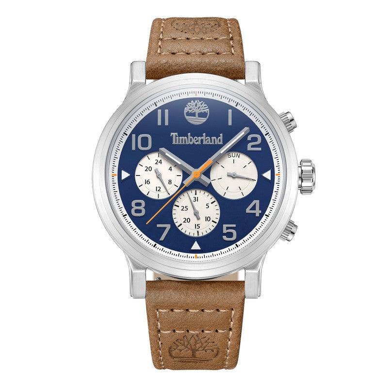 Timberland Pancher Multifunction Leather Strap Watch