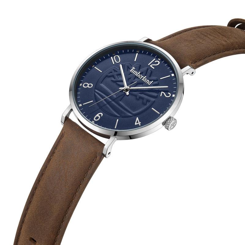 Timberland Ripton 3 Hands Leather Strap Watch