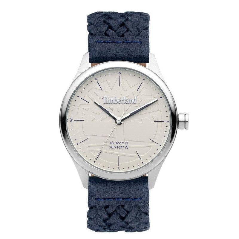 Timberland Rumney3 Hands Blue Leather Strap