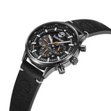 Timberland Sport Multifunction Black Leather Strap