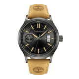 Timberland Trumbull Tan Leather Strap Watch