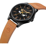 Timberland Worcester 3 Hands-Date Leather Strap
