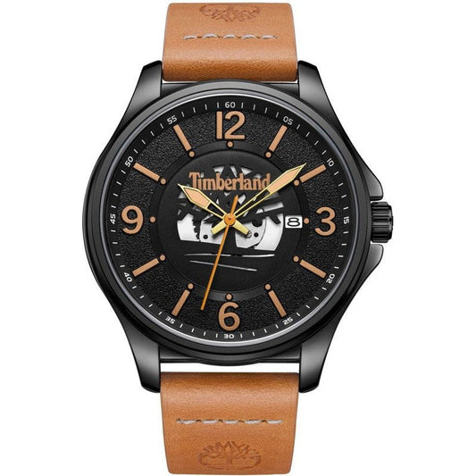 Timberland Worcester 3 Hands-Date Leather Strap