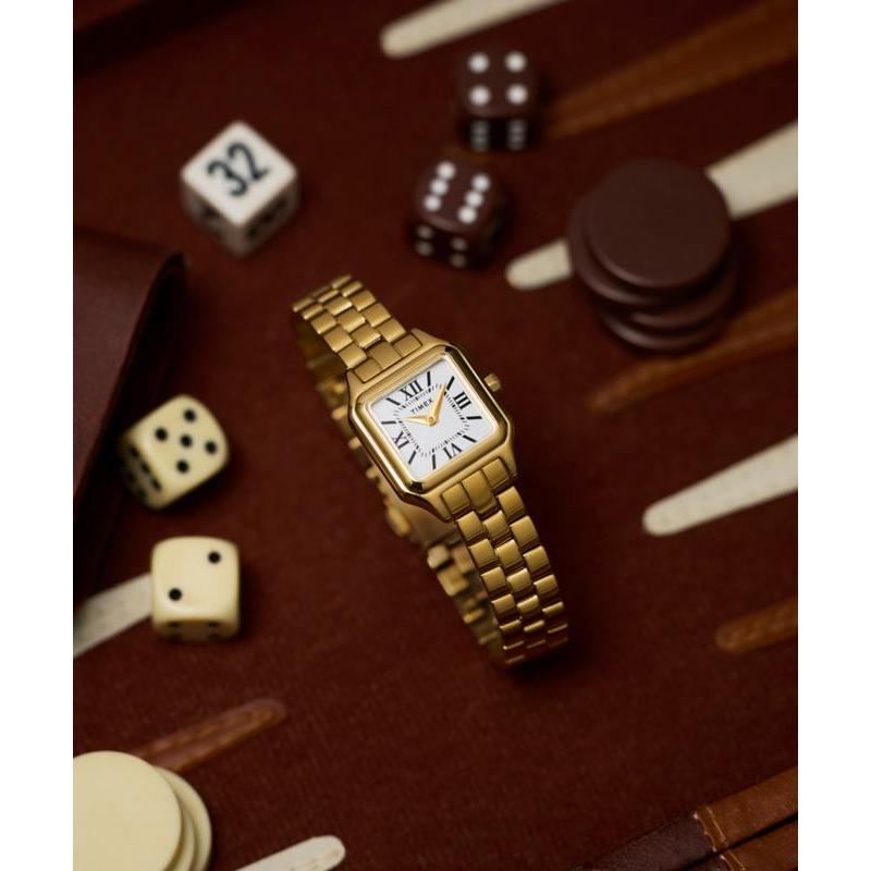 Timex Addison Stainless Steel Watch – Gold-Tone Elegance