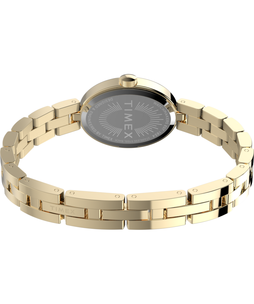 Timex Cavatina Stainless Steel Bracelet Watch White Gold-Tone