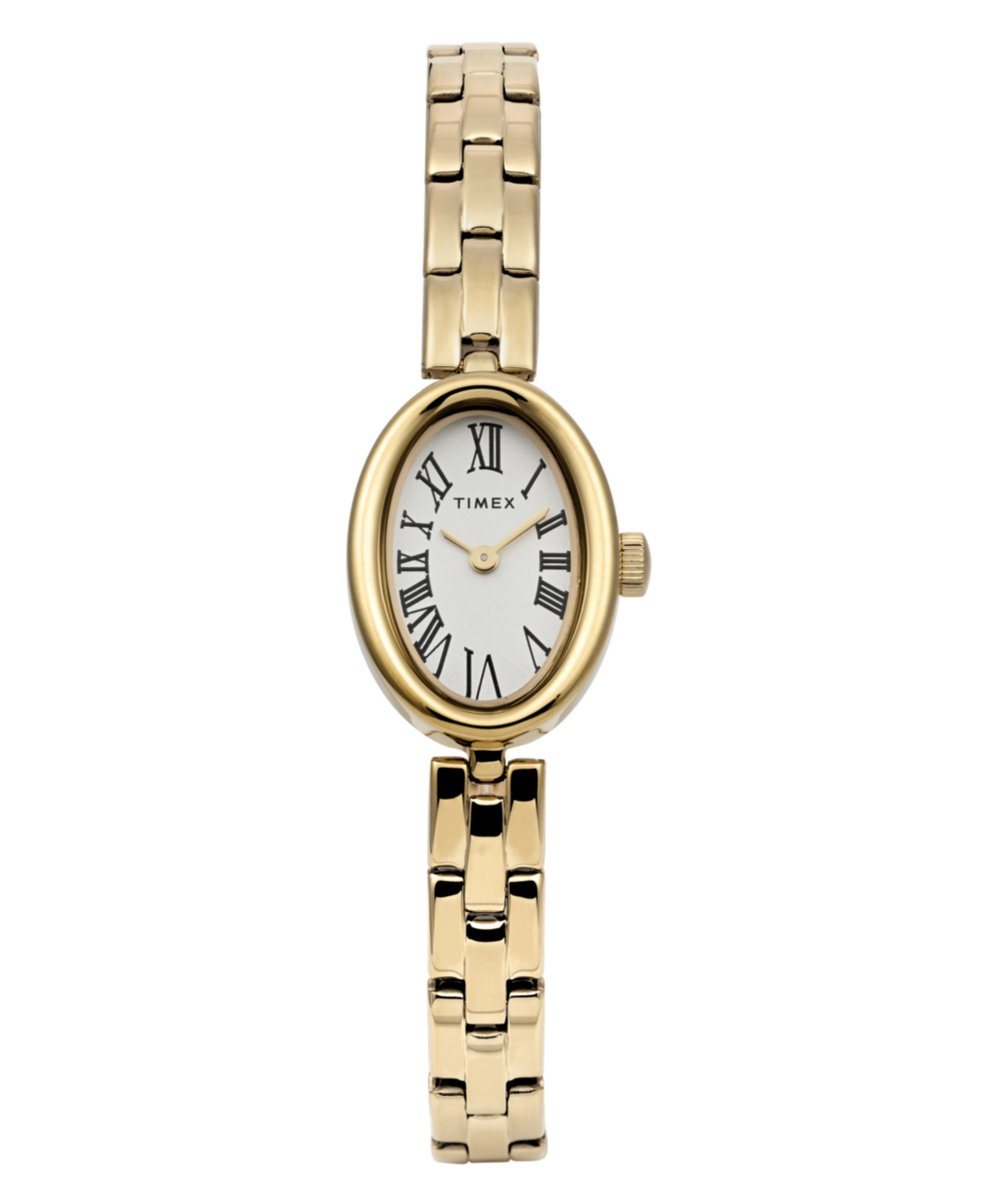 Timex Cavatina Stainless Steel Bracelet Watch White Gold-Tone
