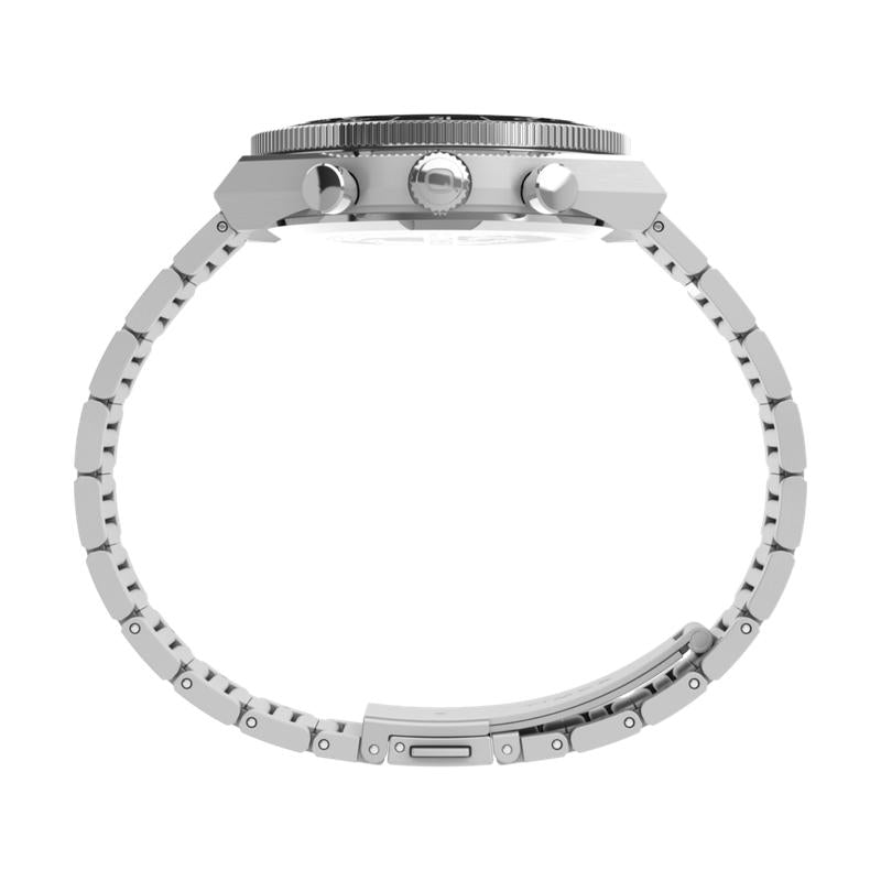Timex Continental Chronograph Stainless Steel Bracelet Watch