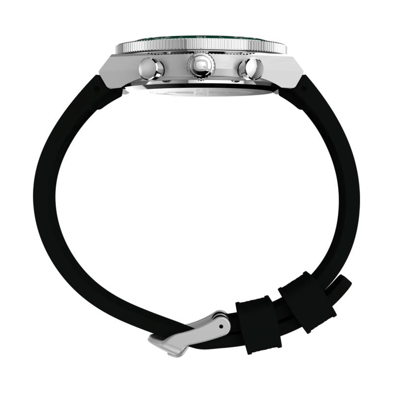Timex Continental Chronograph Synthetic Rubber Strap Watch