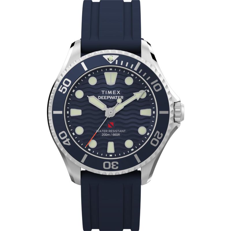 Timex Deepwater Meridian 200 HNBR Rubber Strap Dive Watch