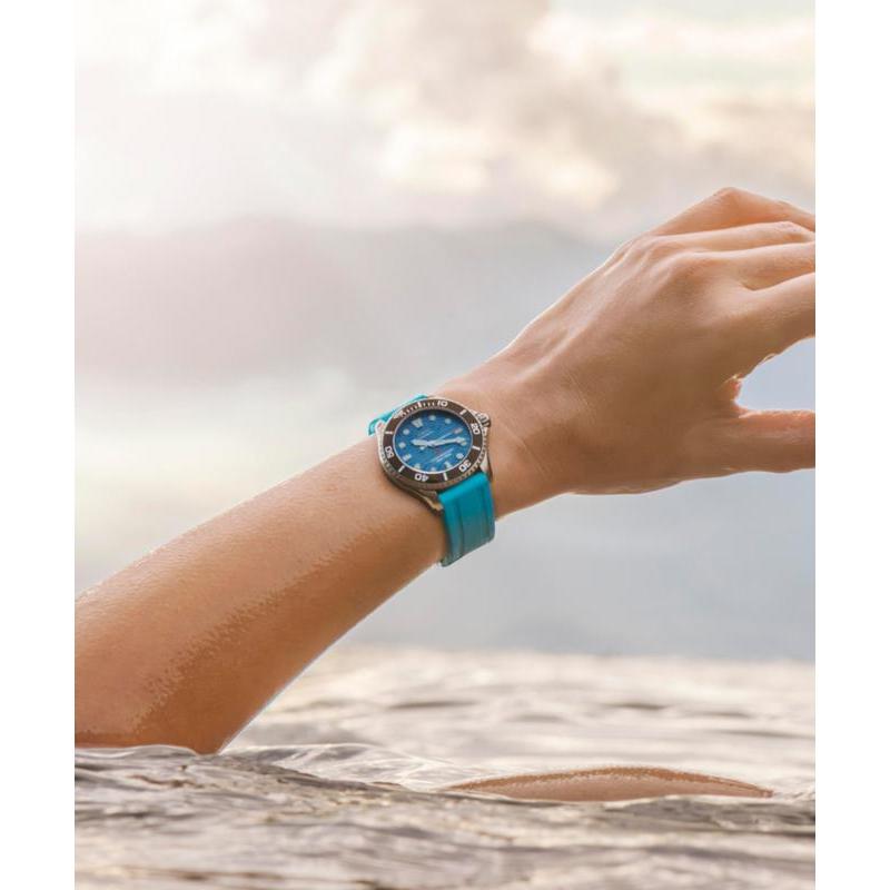 Timex Deepwater Meridian 200 HNBR Rubber Strap Watch