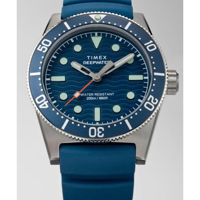 Timex Deepwater Reef 200 41mm Synthetic Rubber Strap Watch