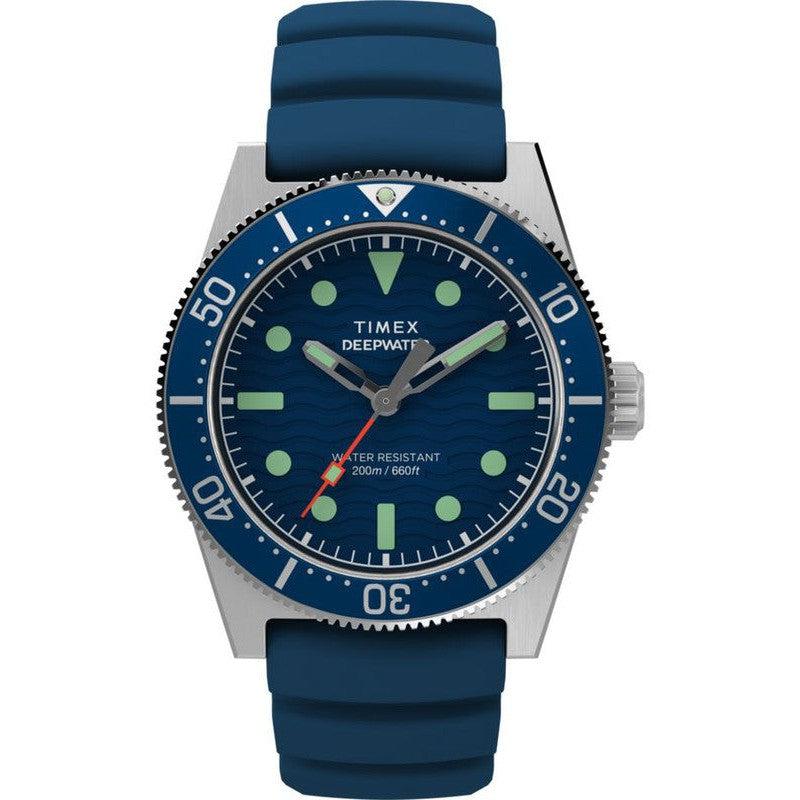 Timex Deepwater Reef 200 41mm Synthetic Rubber Strap Watch