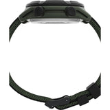 Timex Expedition Trailblazer+ 43mm Green-Black Material Strap Watch