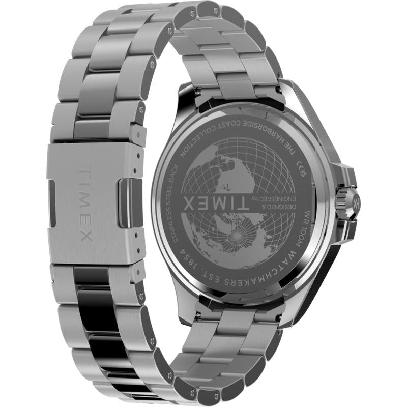 Timex Harborside Coast Multifunction Stainless Steel Bracelet Watch