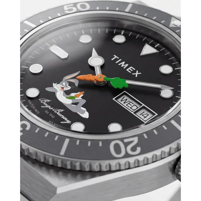 Timex M79 Looney Tunes Bugs Bunny Automatic Stainless Steel Bracelet Watch