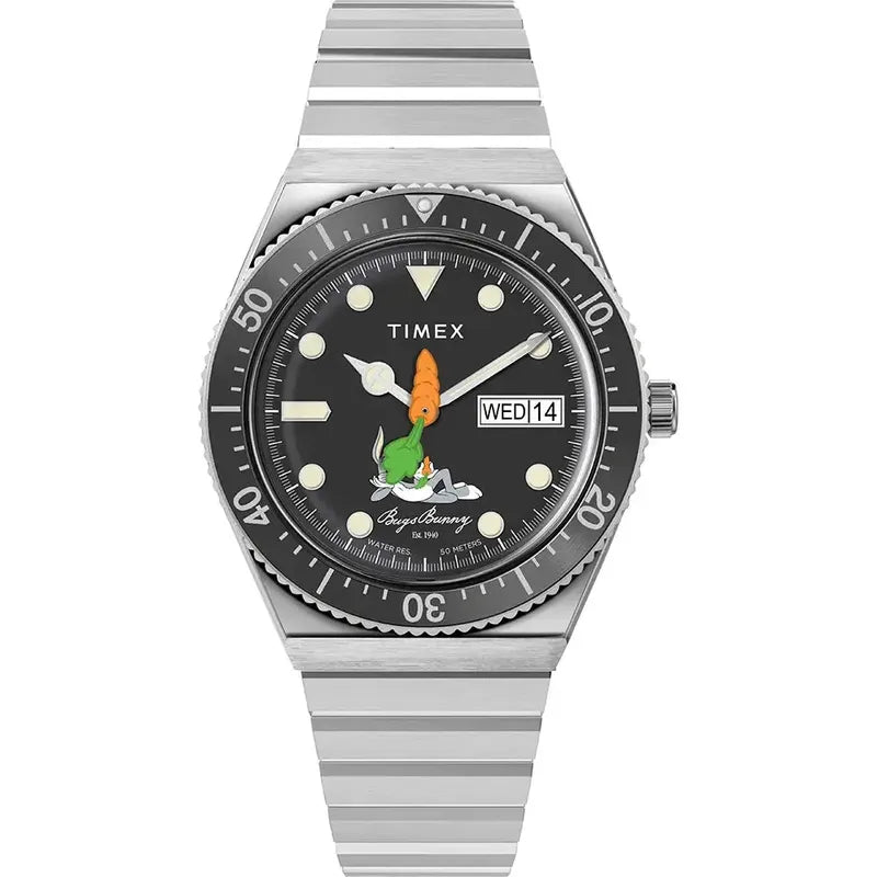 Timex M79 Looney Tunes Bugs Bunny Automatic Stainless Steel Bracelet Watch